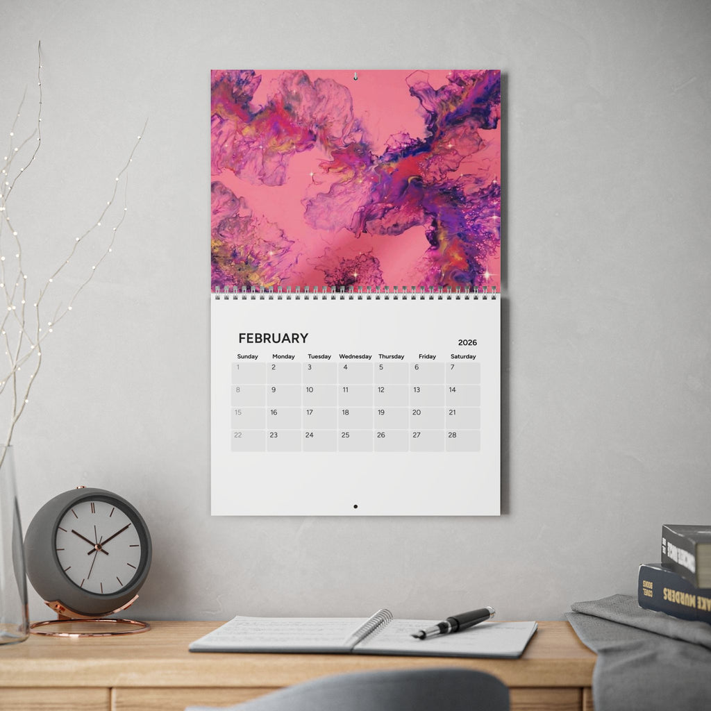 ReLM Art Wall Calendar – Spiral-Bound Monthly Planner